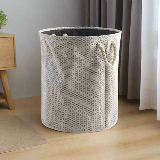 סל כביסה מבד 50 ליטר משושים