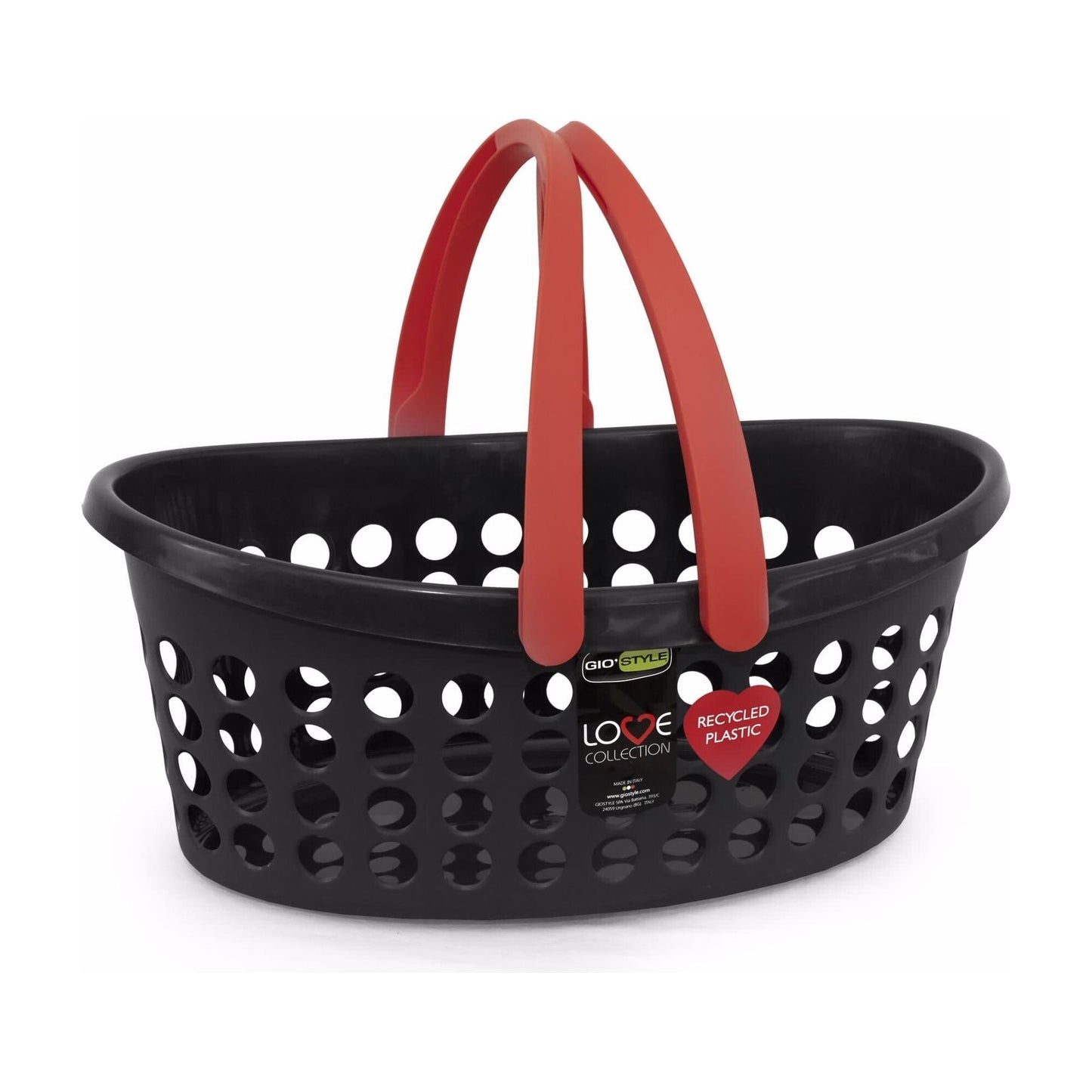 גיגית אובלית מאווררת עם 2 ידיות LOVE