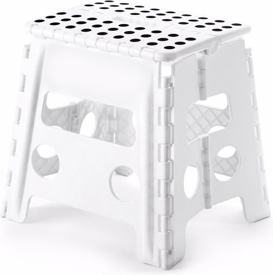 שרפרף מתקפל לבן 32 ס"מ