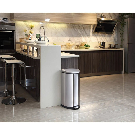 פח פדל 35 ליטר משולש כסוף EKO GRACE