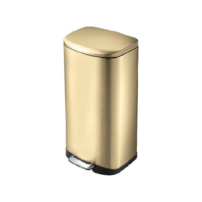 פח פדל מלבני זהוב 6 ליטר DELLA