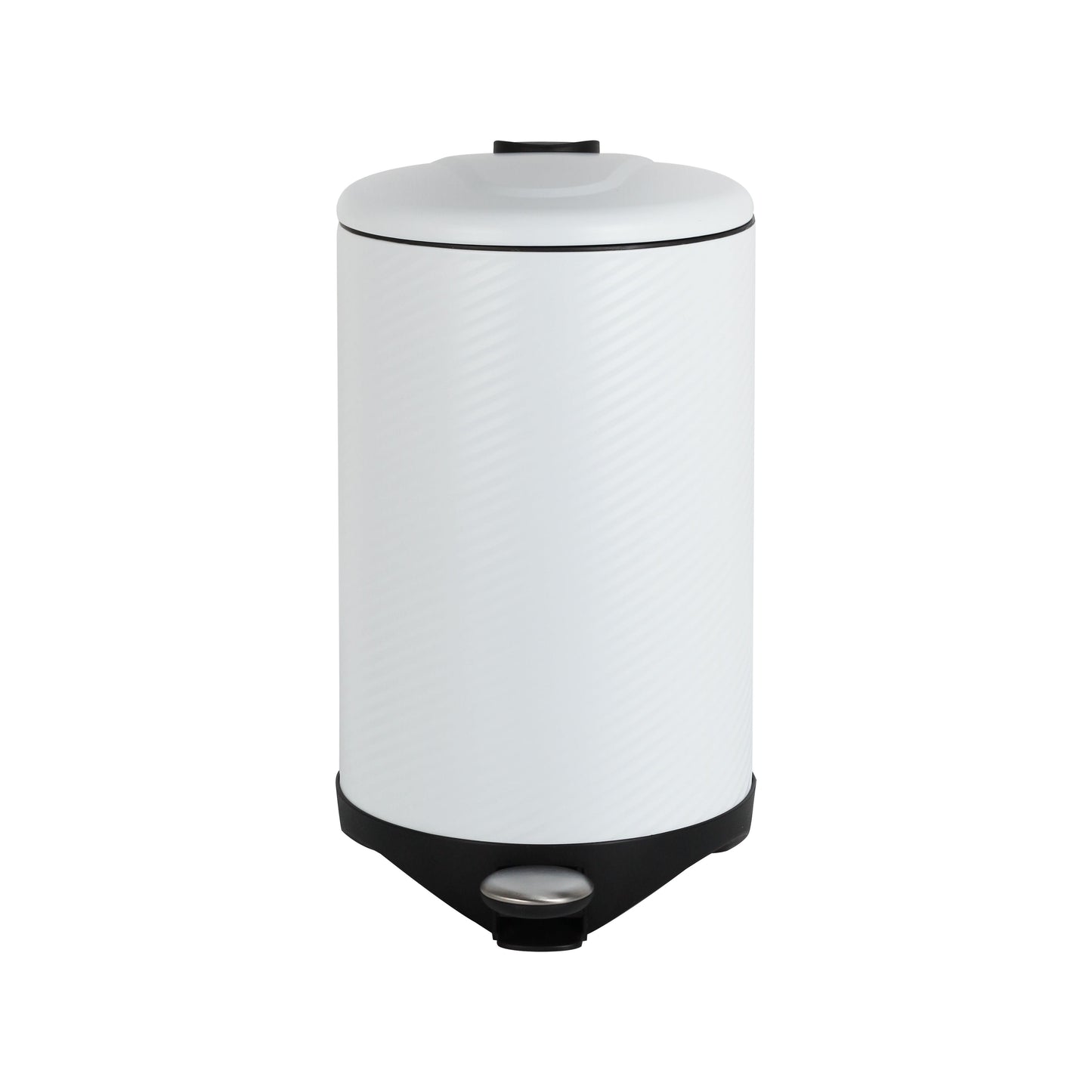 פח אשפה מעוצב למטבח 20 ליטר לבן דגם אושן