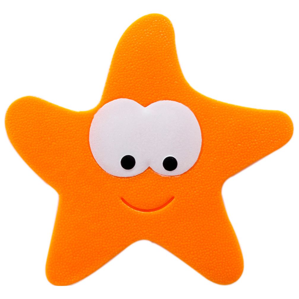 סט 6 שטיחונים למניעת החלקה באמבטיה, כוכבי ים