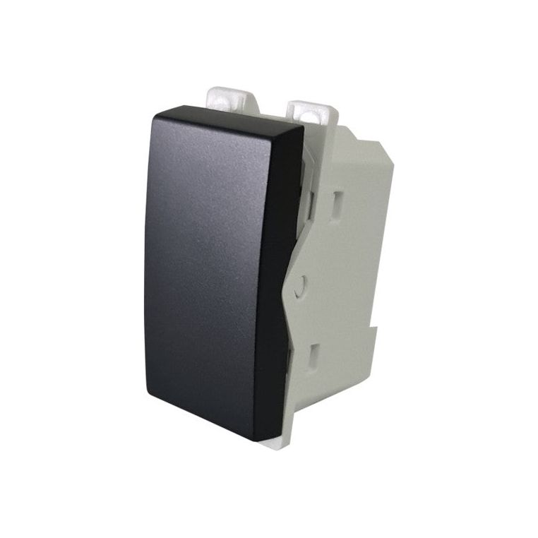 מפסק צלב 1 מודול 16A שחור מט