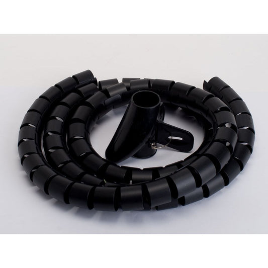 מאגד כבלים 25מ"מ 1.5 מטר שחור