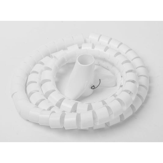 מאגד כבלים 30מ"מ 1.5 מטר לבן