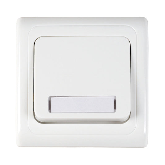 לחצן פעמון ספיר לבן