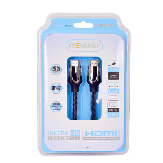 כבל HDMI איכותי 1.5 מטר זכר לזכר
