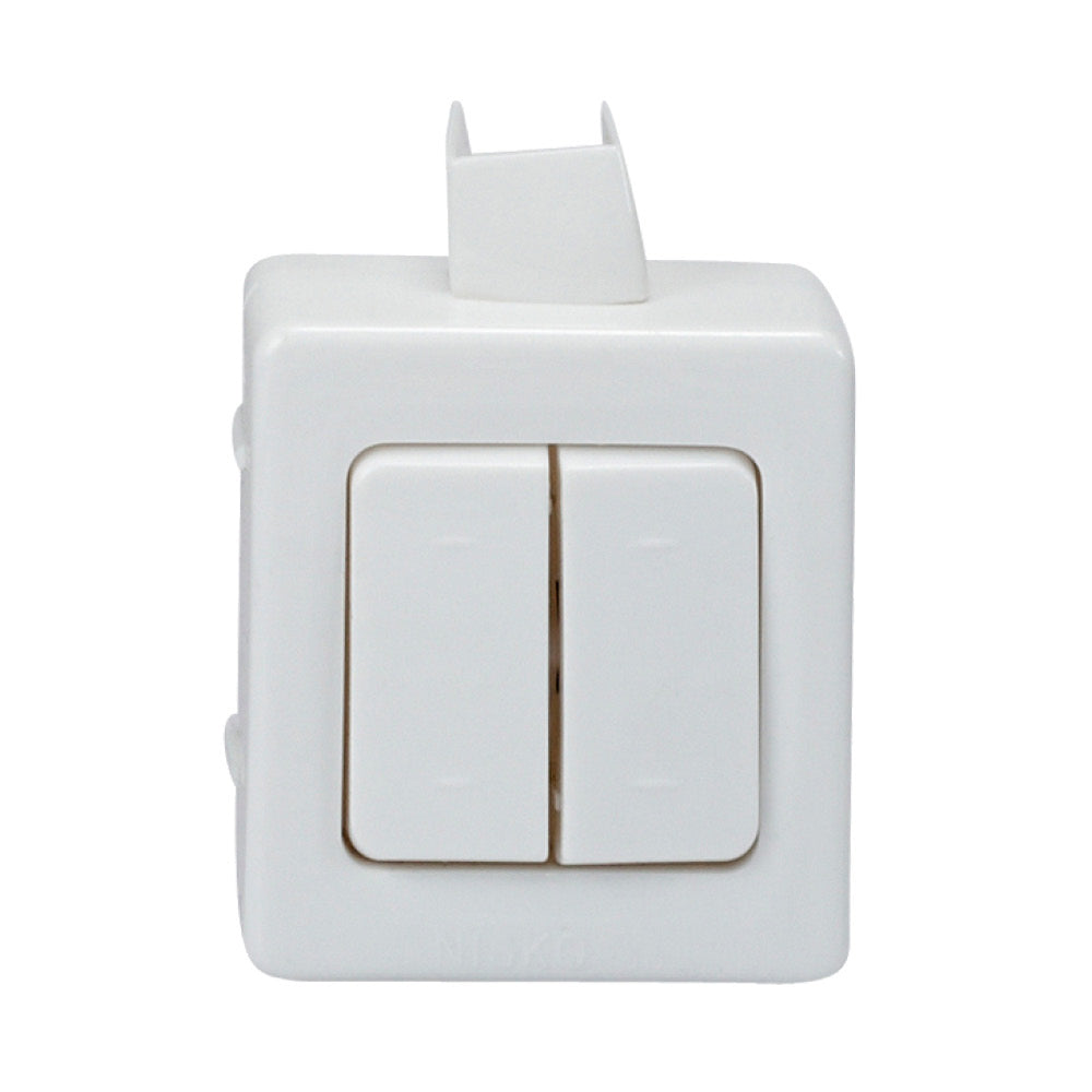 עה"ט N1-B SUPER מפסק כפול לבן