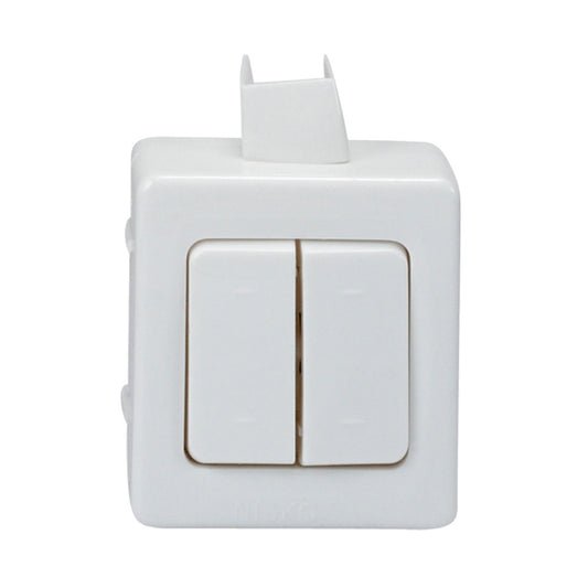 עה"ט N1-B SUPER מפסק כפול לבן