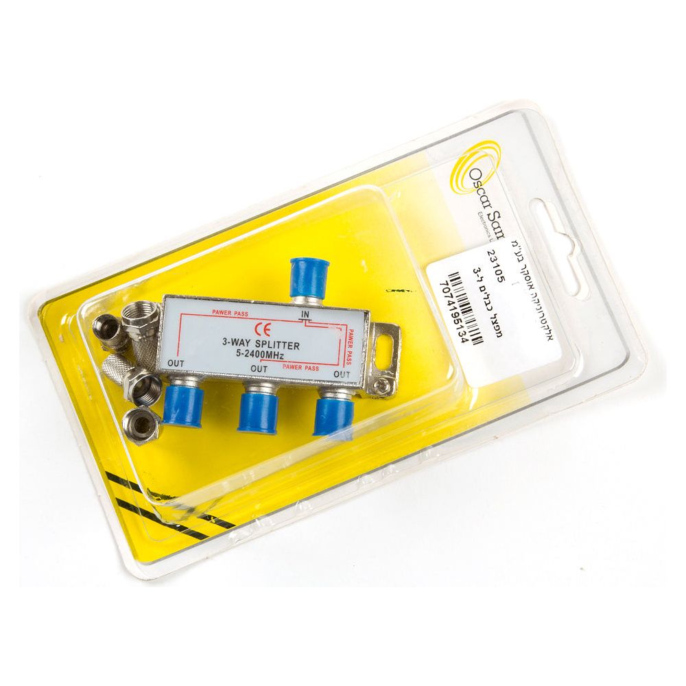 מפצל כבלים *3 גרמני