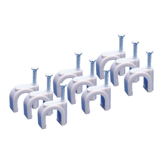 קליפס מסמר לכבל עגול 12 מ"מ