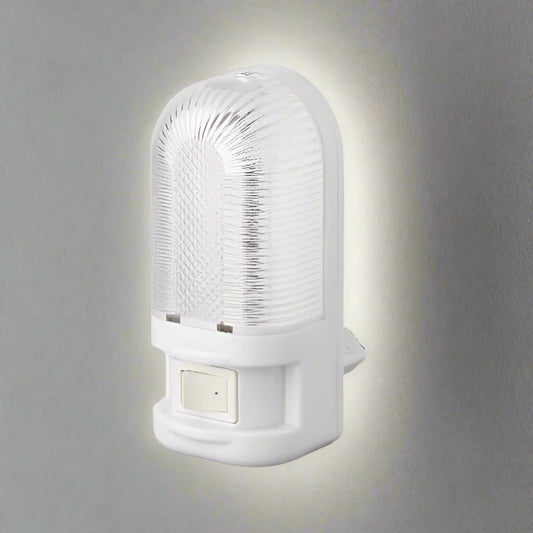 מנורת לילה LED 1W כוללת מפסק גוון אור לבן