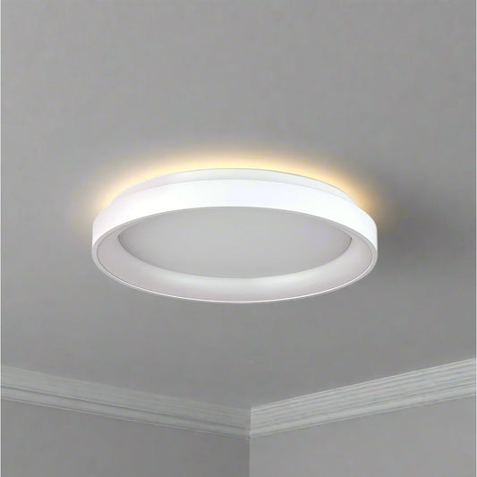 גוף תאורה צמוד תקרה  לבן RING-S 60W CCT 78 ס"מ-גוון אור משתנה בקליק