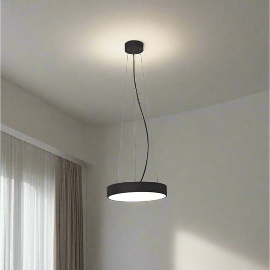 סט תליה לגוף תאורה צמוד תקרה ROMEO 40/60W שחור