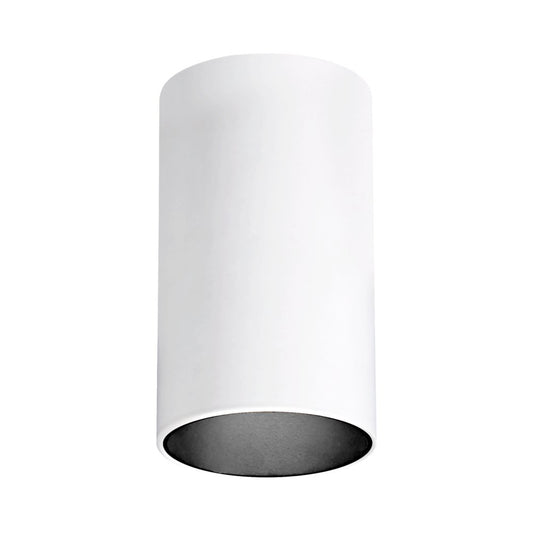 גוף תאורה צמוד תקרה צלינדר לבן ROMI 12W אור צהוב