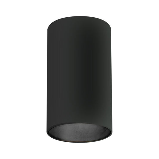 גוף תאורה צמוד תקרה צלינדר שחור ROMI 12W אור נטרלי