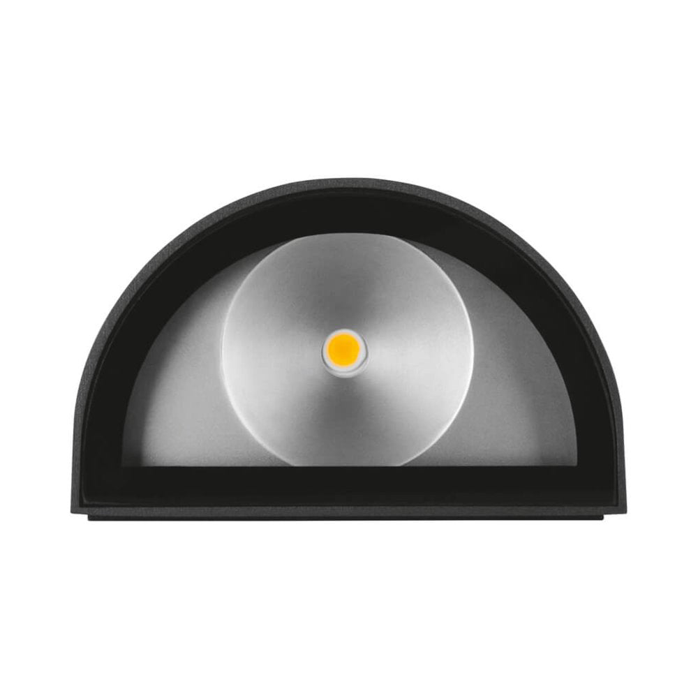 תאורת צמוד קיר אפור UP&DOWN IP54 12W אור צהוב_