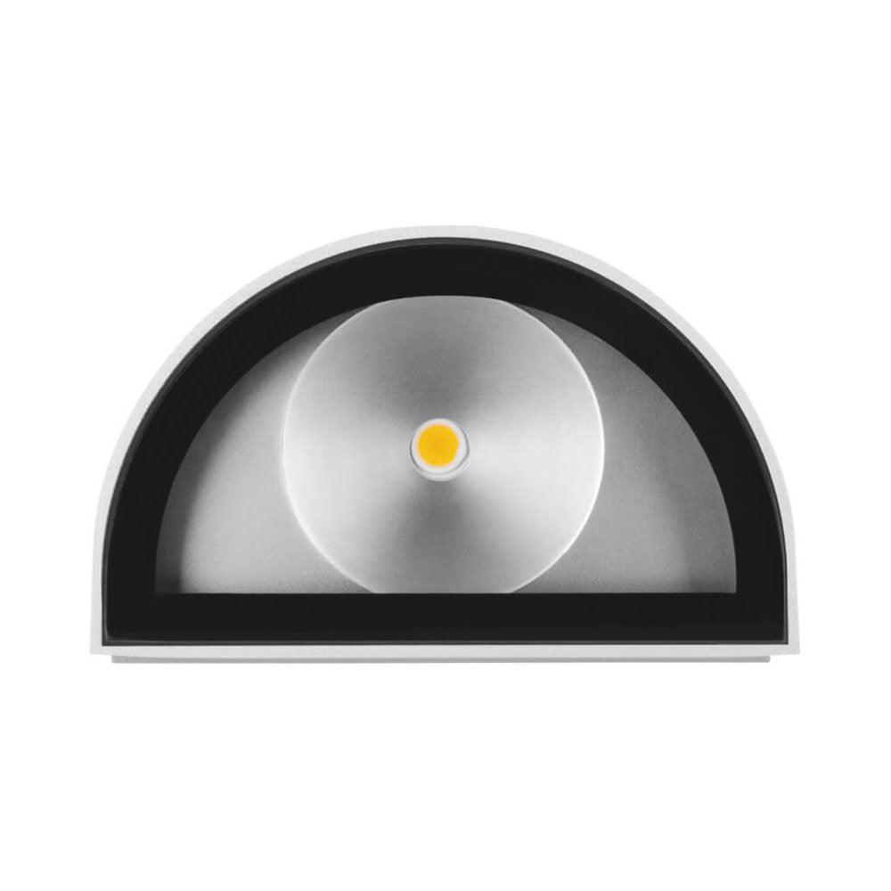 תאורת צמוד קיר לבן UP&DOWN IP54 12W אור צהוב_