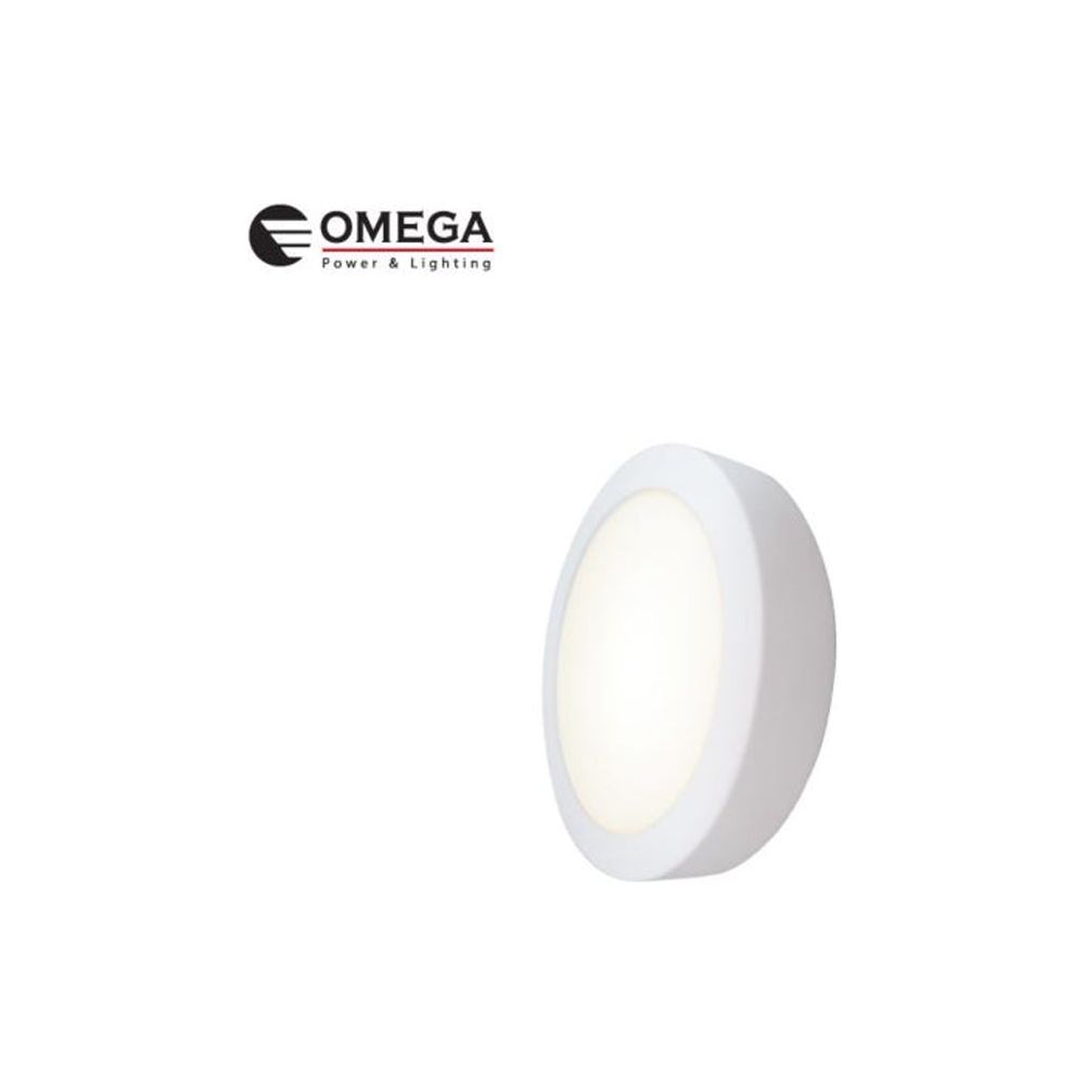 גוף תאורה צמוד תקרה לד עגול עה"ט אור צהוב 12W