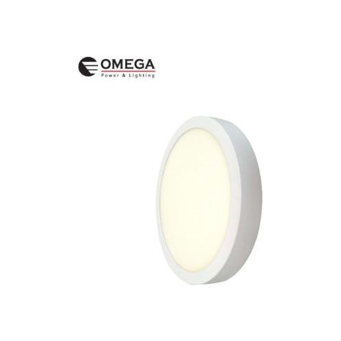 גוף תאורה צמוד תקרה לד עגול עה"ט אור צהוב 18W