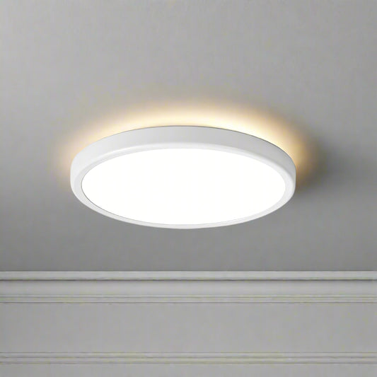 צמוד תקרה לבן TIME 32W 400MM IP40 3CCT