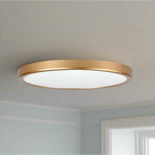 צמוד תקרה זהב  TIME 32W 400MM IP40 3CCT