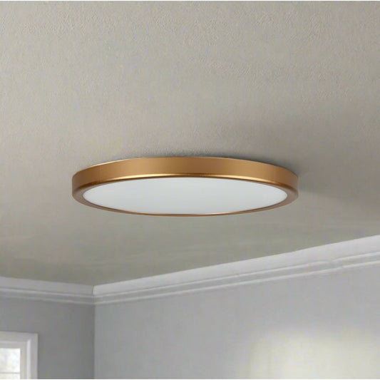 צמוד תקרה זהב TIME 48W 600MM IP40 3CCT