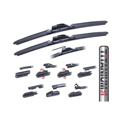 מגב שטוח 24  TITANIUM