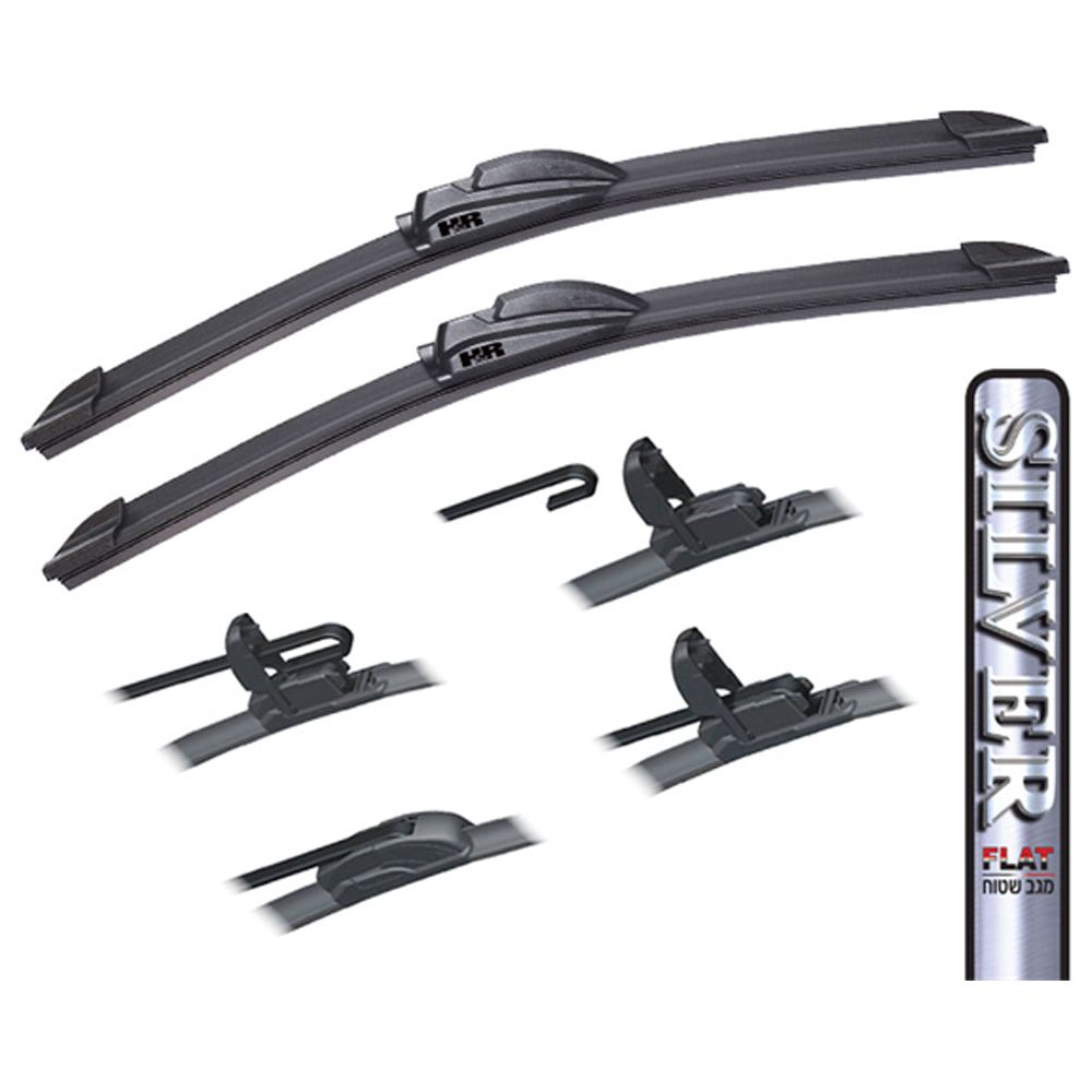 14″ או (A) סילבר מגב שטוח