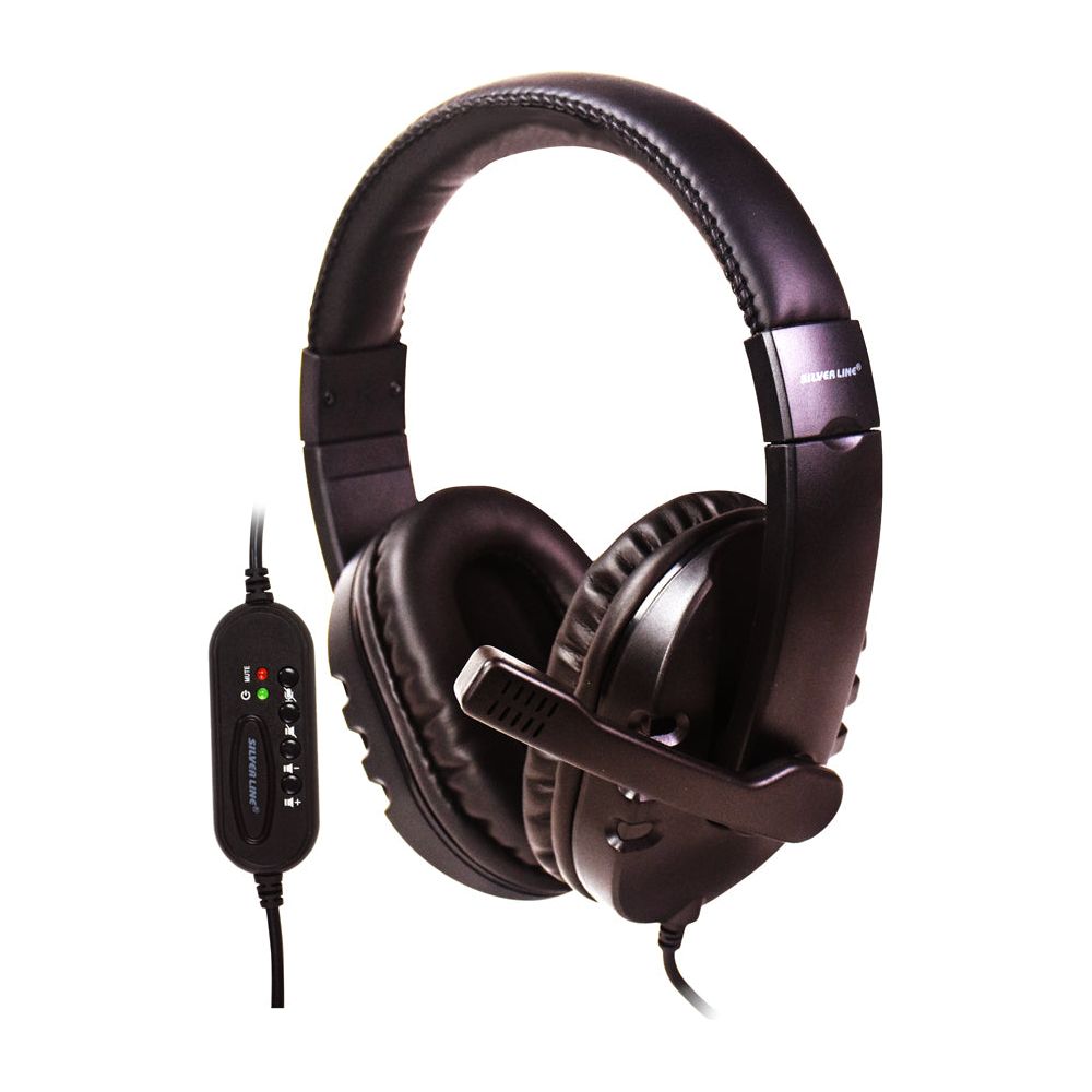 אוזניות למחשב  HS-009 with USB and Mic