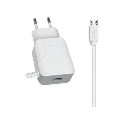 שנאי קיר USB 5V/2A-כניסה אחת כבל יצוק של SIGMA