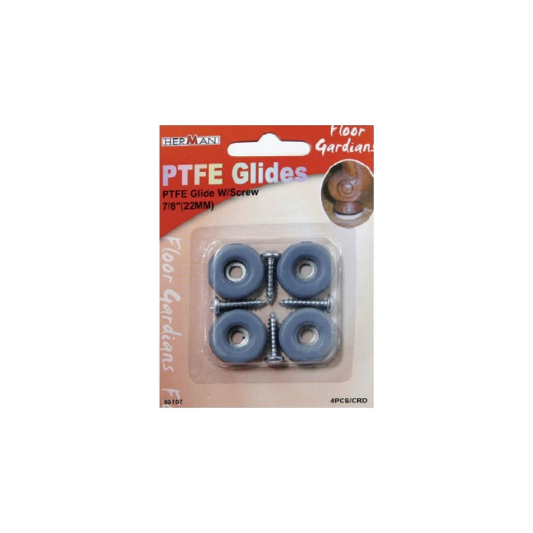 מחליק טפלון + בורג 38 ממ 4 יח