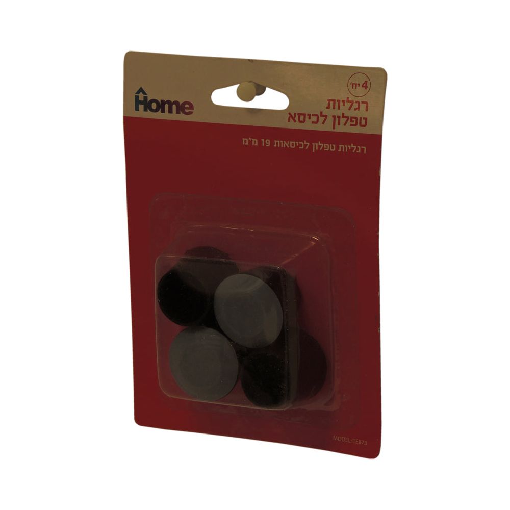 רגלית טפלון לכיסא 19 ממ