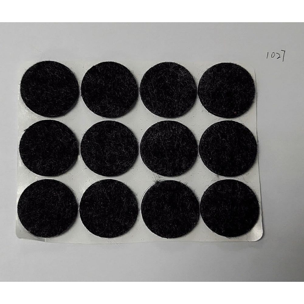 רפידת לבד שחור עגול 26 ממ 12 יח