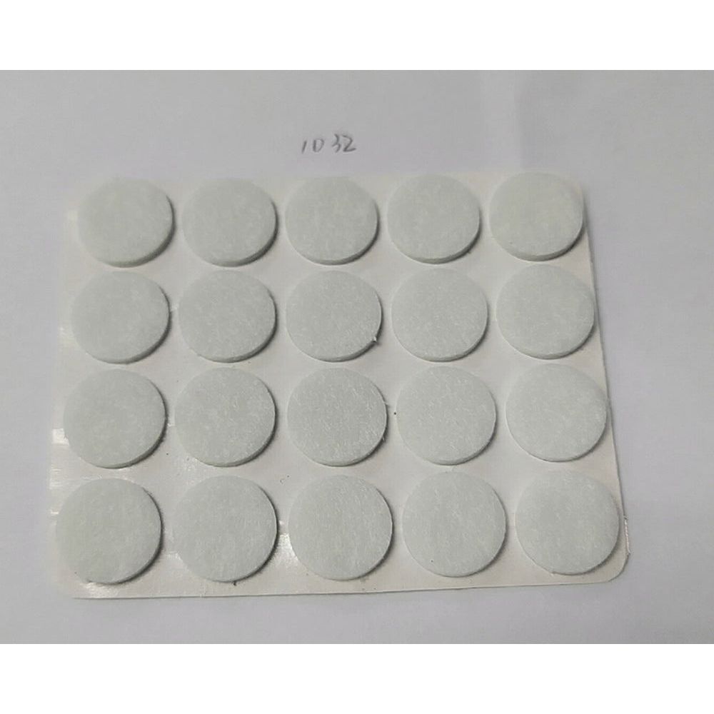 רפידת לבד לבן עגול 16 ממ 20 יח