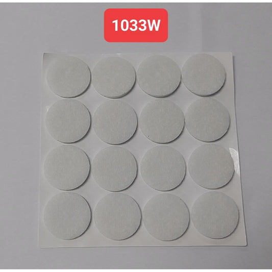 רפידת לבד לבן  עגול 22 ממ 16 יח