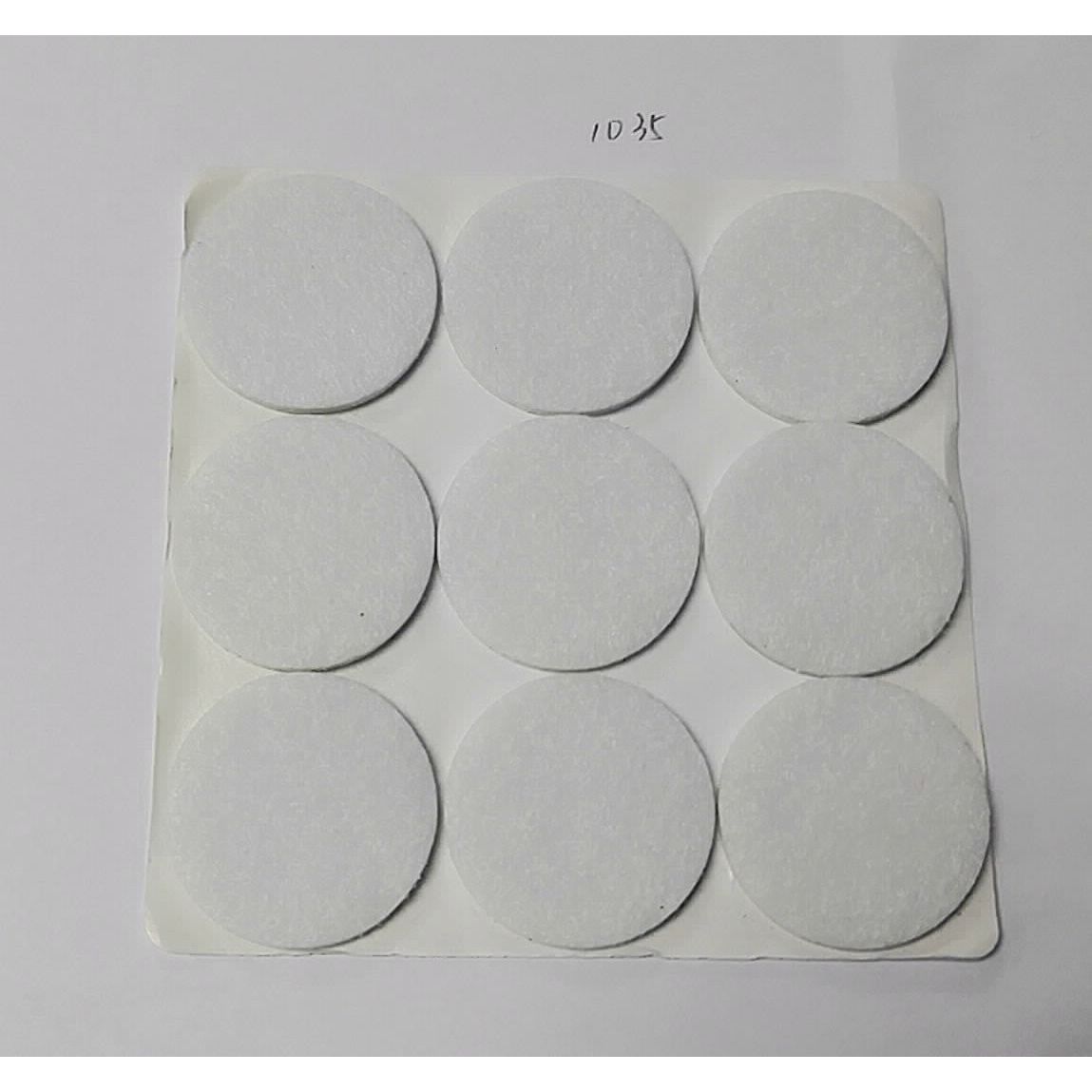 רפידת לבד לבן עגול 32ממ 9 יח