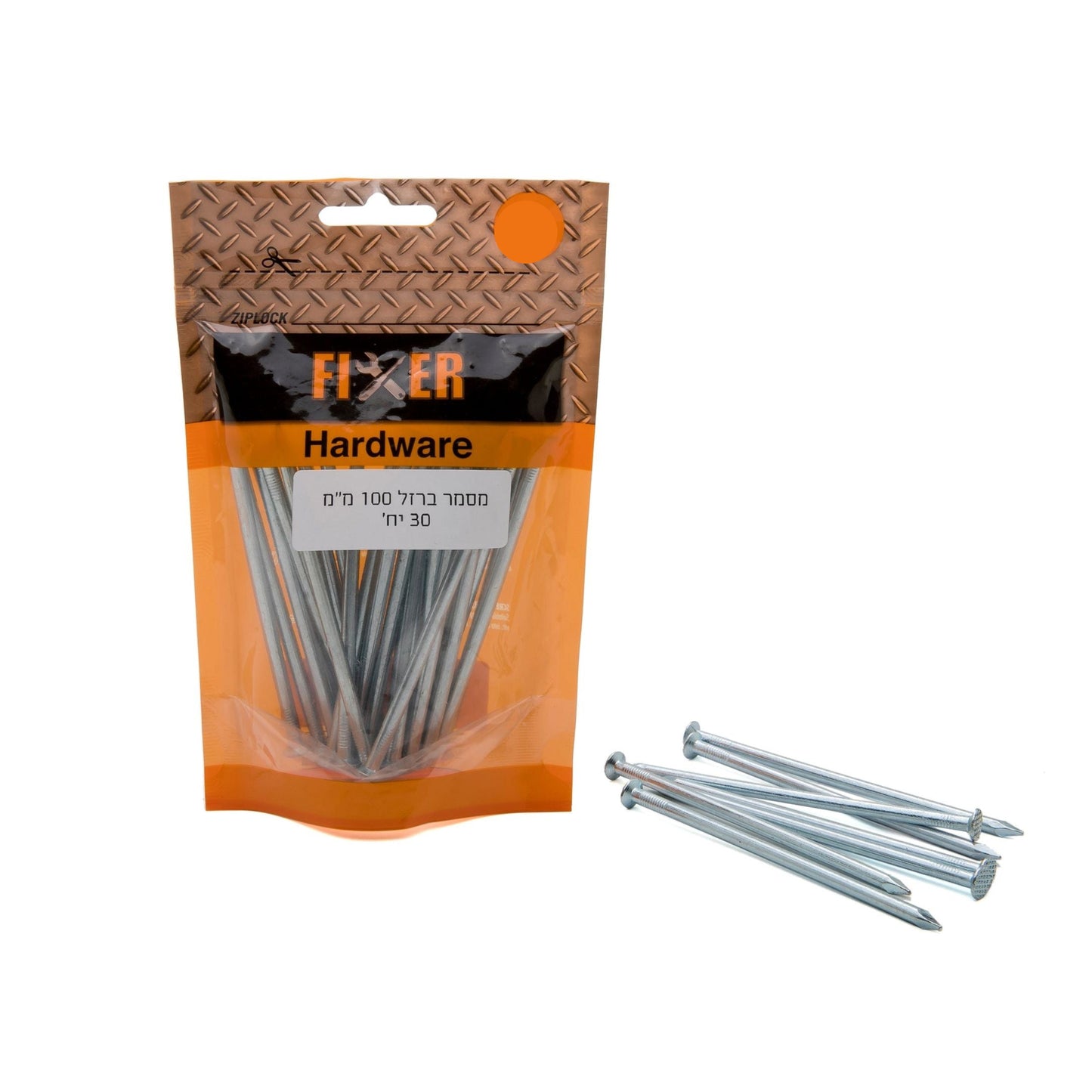 מסמר ברזל 100 מ"מ