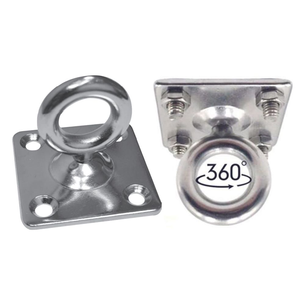 פלטה + טבעת 360 נירוסטה מרובעת 215