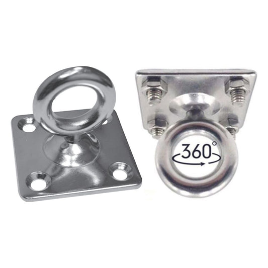 פלטה + טבעת 360 נירוסטה מרובעת 215