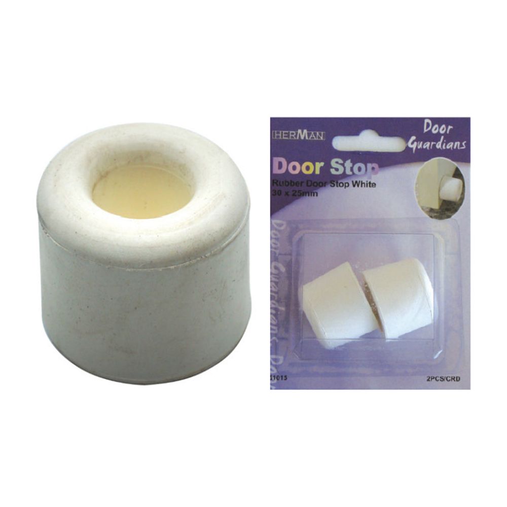 מעצור בולם גומי 25מ מ לבן