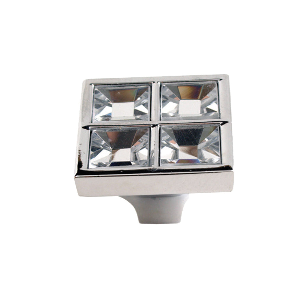 ידית קריסטל מרובעת