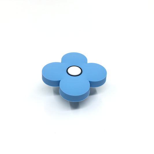 ידית כפתור SP063E פרח כחול              