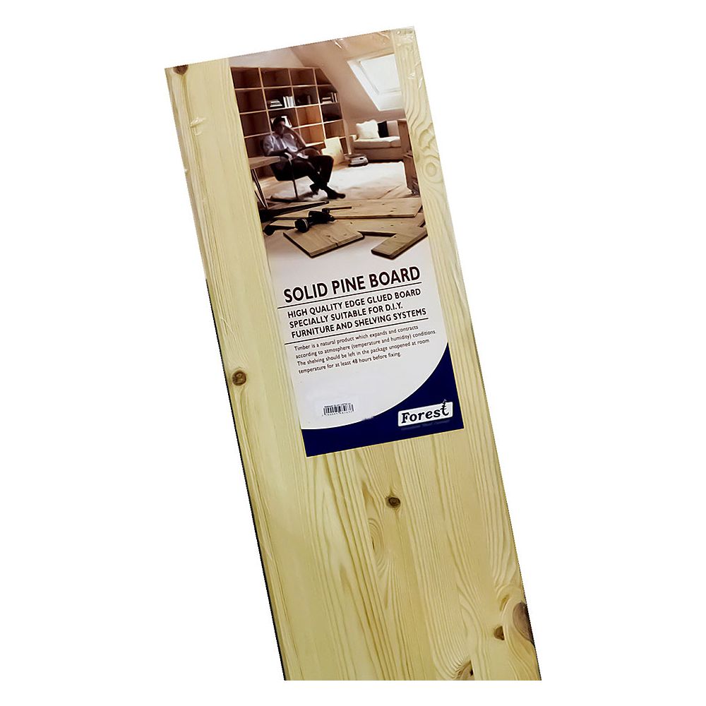 מדף עץ אורן טבעי 30*80 סמ