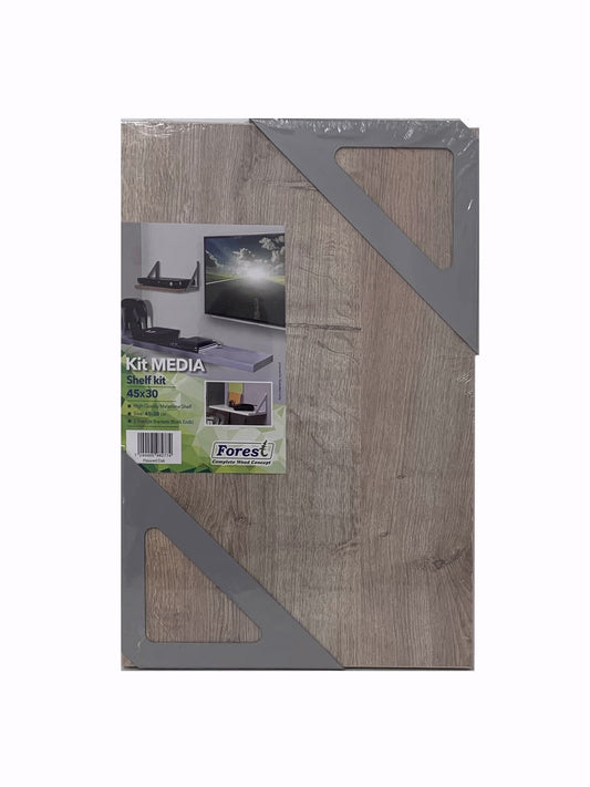 מדף עם 2 תומכים KIT MEDIA