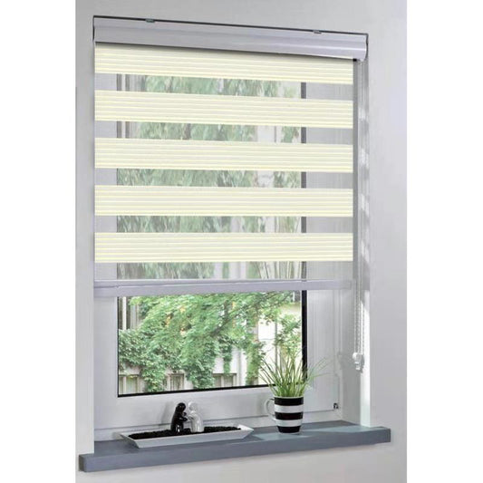 וילון זברה פליסה 100*160 ס"מ בז'