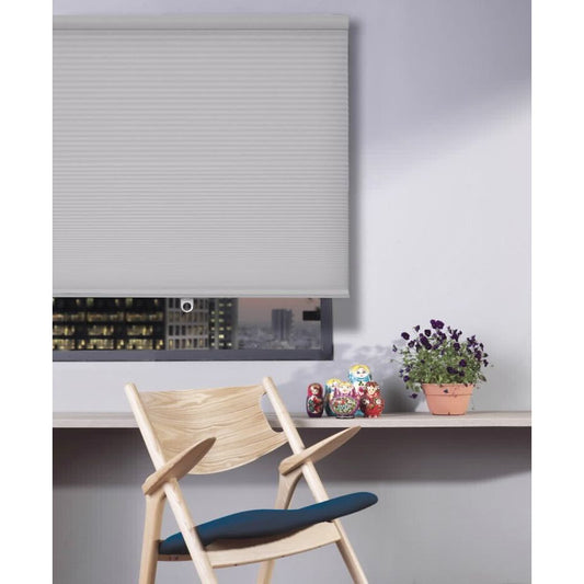 וילון האני הצללה דו שכבתי 160/160 אפור