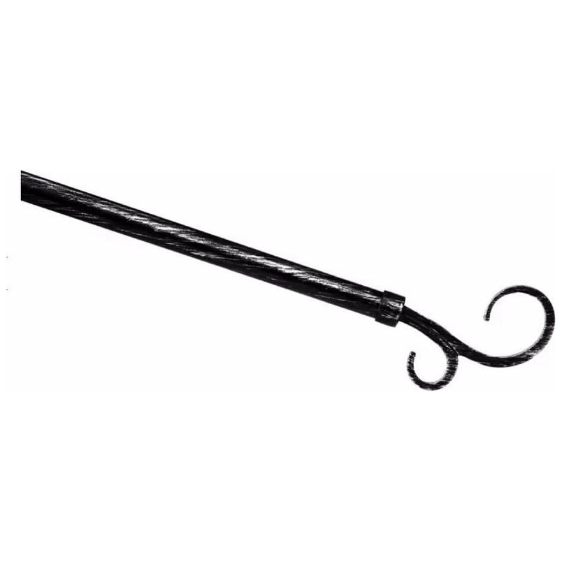 סט קומפלט 16 מ"מ 130-240 ס"מ קרס שחור מוכסף