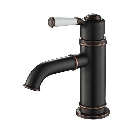 ברז פרח קצר ויקטוריה שחור/ברונזה